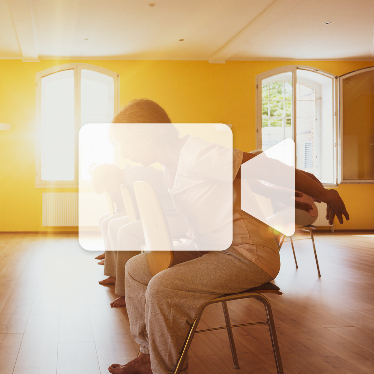 En ligne - Cours d'essai gratuit - Yoga sur chaise
